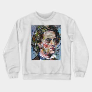 FREDERIC CHOPIN - acrylic portrait Crewneck Sweatshirt